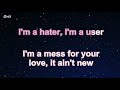 I'm A Mess - Bebe Rexha Karaoke 【With Guide Melody】 Instrumental