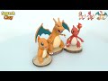 Pokémon Figures Making - Charmander Line!!(Charmeleon, Charizard) | Clay Art