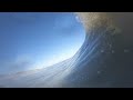 RAW POV impossibly fast shorebreak