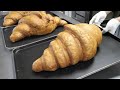 the biggest size in the world! making giant croissant bread - korean street food