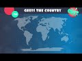 Guess the Country on the Map | 50 Countries Easy, Medium, Hard
