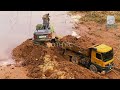 Amazing the Best Ultimate RC Construction Duo: Huina Excavator and so very Busy working~Part02