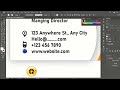 How to Make Modern Visiting Card Design in Adobe Illustrator/ How to Create Business Card