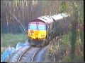 Passenger train Neath to Brecon line Nov 1998 HI 8mm video tape