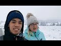 Life in Switzerland / Ariels first snowman / Swiss Filipino AMWF couple enjoys the snow
