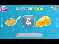 Guess The Food By Emoji | Food And Drink Emoji Quiz 🤔 Easy, Medium, Hard