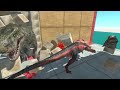 Zilla Blows Into Lava Water and Portals - Animal Revolt Battle Simulator