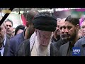 Footage of Iran Supreme Leader Leading Funeral Prayer of Hamas Leader Ismail Haniyeh | Dawn News