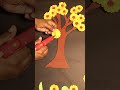 how to make unique tree wall hanging | paper wall decoration | home decor idea