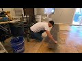 How to Layout and Start the First Rows of Glue Down Luxury Vinyl Plank