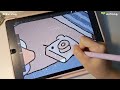 draw with me on ipad - night camping | P2 - Coloring