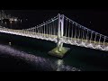 부산 광안리해변 광안대교 주변의 야경 Night view around Gwangan Bridge at Gwangalli Beach in Busan