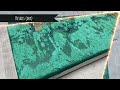 Squeegee technique | abstract painting with acrylic paint | mixing marble flour paste | sea painting