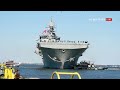 USS Tripoli loaded with dozens F-35B fighter jets Arrive Subic Bay,Philippine
