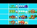 PVZ 2 - All GREEN PEA & Torchwood vs COLOR PEA & Mint - Who Will Win?