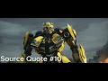 A collection of source quotes said by Bumblebee in Transformers: Rise Of The Beasts