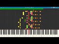 The Ballad - Sweeney Todd, The Demon Barber of Fleet Street [Synthesia Piano Tutorial]