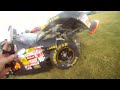 Crash at Charlotte Motor Speedway private testing.