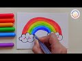 Learn COLORS with Rainbow 🌈 English