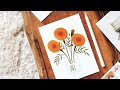 let's paint a marigold flower bouquet ☺️ SUPER SIMPLE Procreate watercolor tutorial for beginners