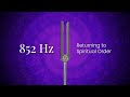 852 Hz Solfeggio Frequency | Tuning Fork | Returning to Spiritual Order | Pure Tone