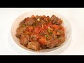 Sautéed Pork Ribs with Tomatoes, Yummy! (English Subtitles) Asian Food Recipe, Stir Fry Spareribs