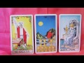 How to do a 3 card Tarot Reading - Mini Lesson