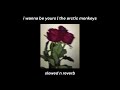 I WANNA BE YOURS • ARCTIC MONKEYS | slowed n reverb