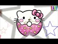 How to Draw Hello Kitty Donut Easy step by step Sanrio - Hello Kitty and Her Friends