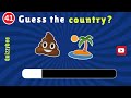 Guess The Country By Emoji? countries Quiz