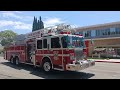 Anaheim Fire & Rescue Station 1 Responding (Compliation)