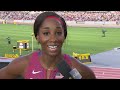 Keni Harrison runs fourth fastest time IN HISTORY to win 100m hurdles heat at Worlds | NBC Sports