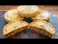 4 Steak n Ale Pies.  The Ultimate Savoury Meat pie