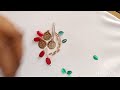 easy brooches using gold coins and tubebead brooches#brooch #classs 10 for beginners