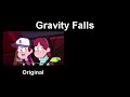 Gravity Falls Original vs Anime style