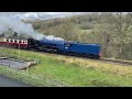 60532 Blue Peter performs Loaded test runs at the Severn Valley Railway + 4930 and 75069 - 27/03/24