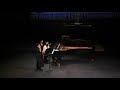 Franck: Sonata for Violin and Piano (live performance)