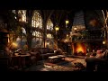 Cozy Fireplace | Fantasy Cabin | Living Room Ambiance | 🔥🏡✨