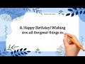 10 Heart touching birthday wishes for best friend  #happybirthday #bestfriend #birthday