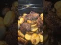 How to cook Garlic butter steaks and potatoes in my own version