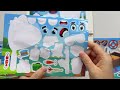 [ToyASMR] Decorate with Sticker Book 🌈 Outdoor fishing