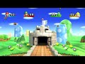 Mario Party 9 Step It Up - Mario vs Sonic vs Peach vs Spongebob (Master CPU)
