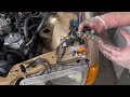 Replacing fuel return lines on a 1983 Mercedes 300sd 5 cylinder turbo diesel w126