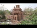 [Full Video] Building Mud Villa, Swimming Pool, Water Slide & Pool On Villa For Entertainment Place