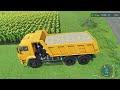 Trucks Of Colors ! SAND LOADING IN COLORED TRUCKS with COZY Tractors ! Farming Simulator 22
