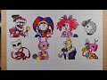 Drawing FNF x The Amazing Digital Circus/ All Characters