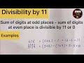 Divisibility rules for 2,3,4,5,6,7,8,9,10,11 || Best trick || Divisibility of 7 with examples Maths