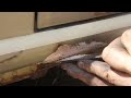 how to FIX a rust hole in a rocker panel (fast, low-cost method)