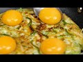 Cabbage with eggs is better than meat! Healthy,  easy and very tasty recipe!