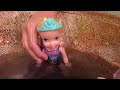 LOL Surprise Dolls ! Elsa and Anna toddlers - Big Fizz balls - Bath - Confetti Pop